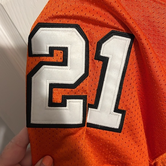 Gently loved authentic Barry Sanders #21 OKLAHOMA STATE jersey - Picture 3 of 6
